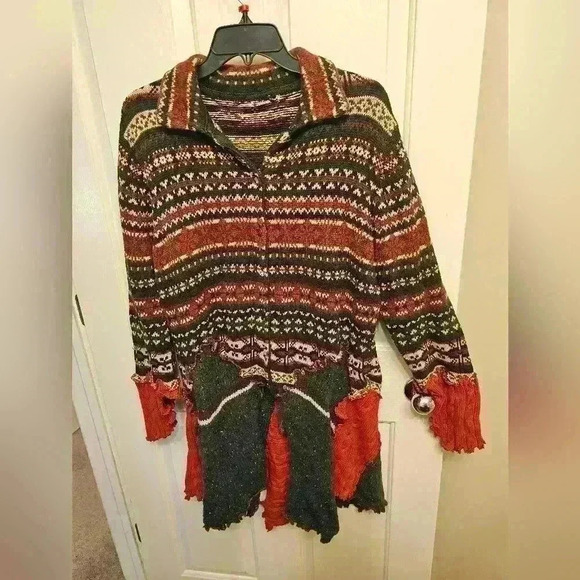 Free People INSPIRED Cardigan ultra boho long sleeves - Picture 1 of 7